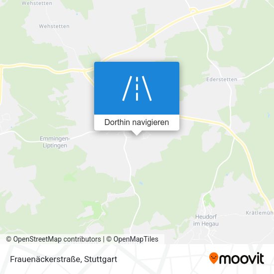Frauenäckerstraße Karte