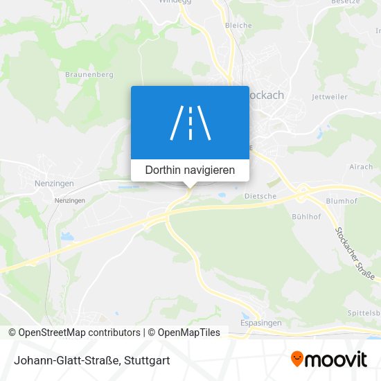 Johann-Glatt-Straße Karte