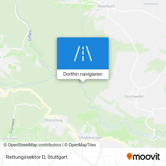Rettungssektor D Karte