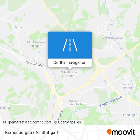 Krähenburgstraße Karte