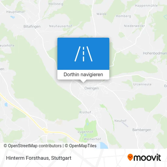 Hinterm Forsthaus Karte