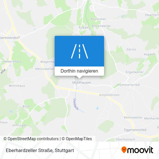 Eberhardzeller Straße Karte