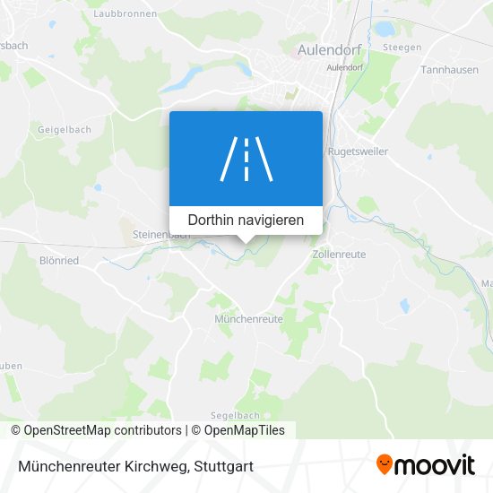 Münchenreuter Kirchweg Karte