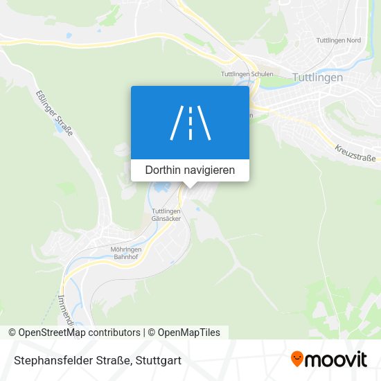 Stephansfelder Straße Karte