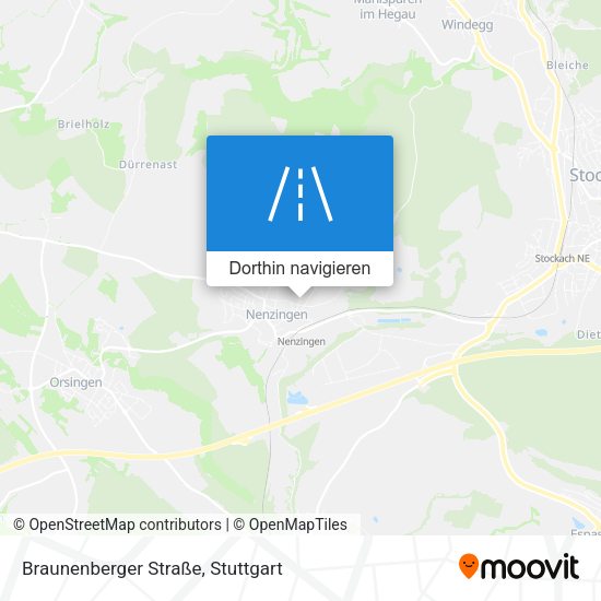 Braunenberger Straße Karte
