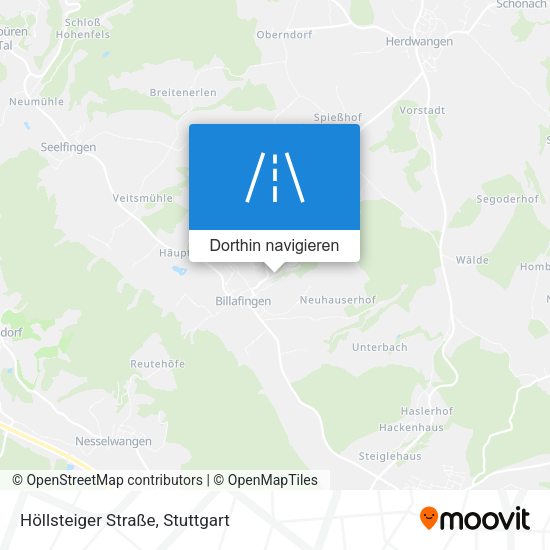 Höllsteiger Straße Karte