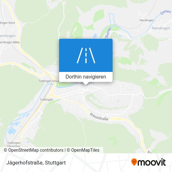 Jägerhofstraße Karte