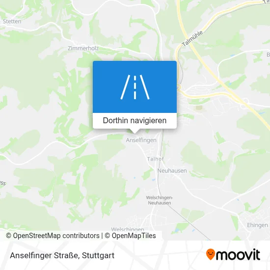 Anselfinger Straße Karte