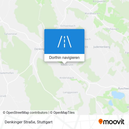 Denkinger Straße Karte