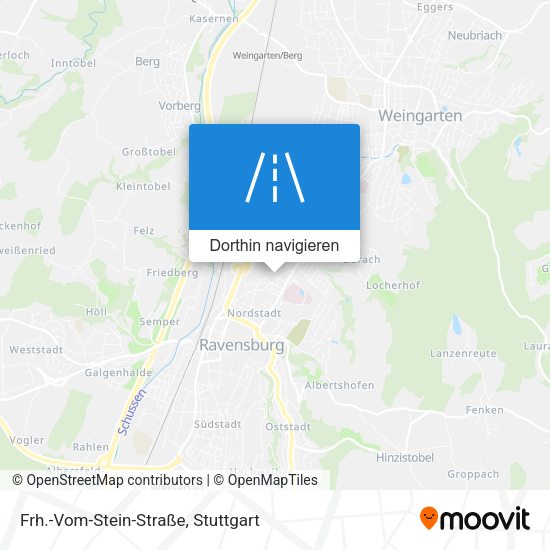 Frh.-Vom-Stein-Straße Karte