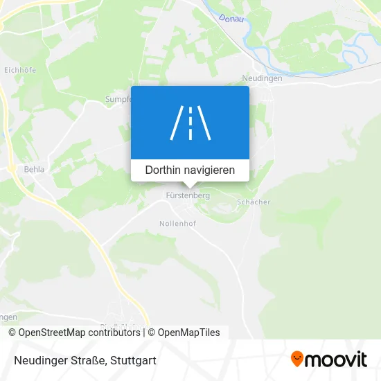 Neudinger Straße Karte