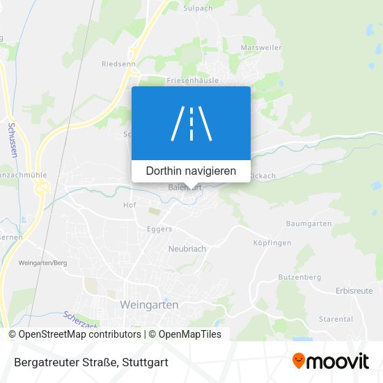 Bergatreuter Straße Karte