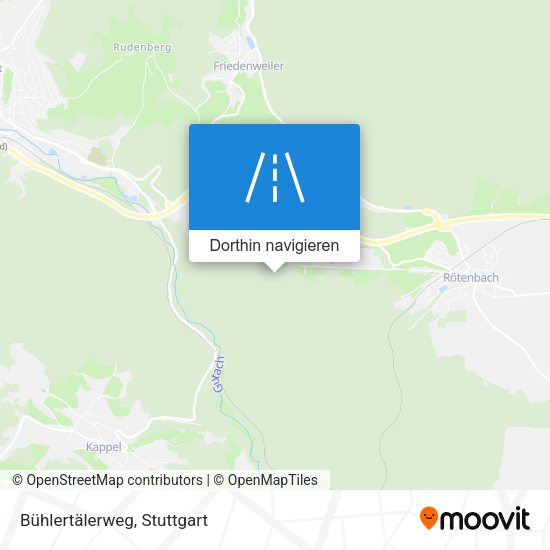 Bühlertälerweg Karte