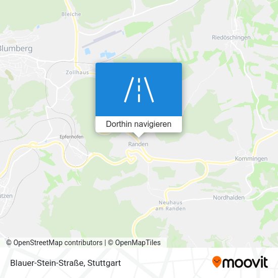 Blauer-Stein-Straße Karte