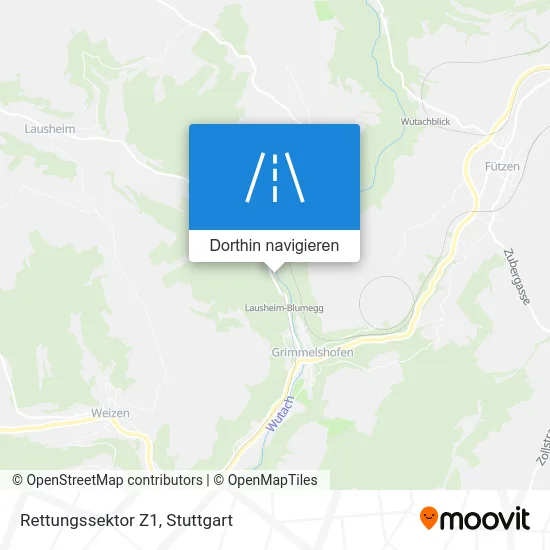 Rettungssektor Z1 Karte