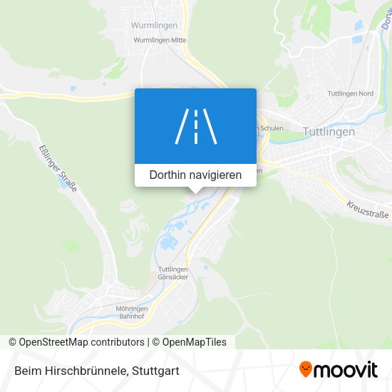 Beim Hirschbrünnele Karte