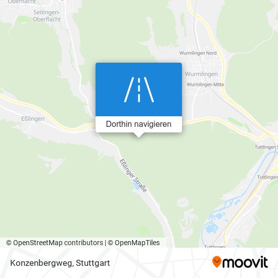 Konzenbergweg Karte