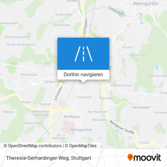 Theresia-Gerhardinger-Weg Karte