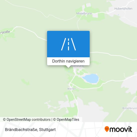 Brändbachstraße Karte