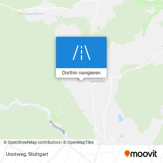 Unotweg Karte