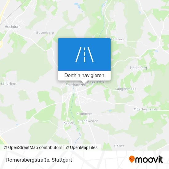 Romersbergstraße Karte