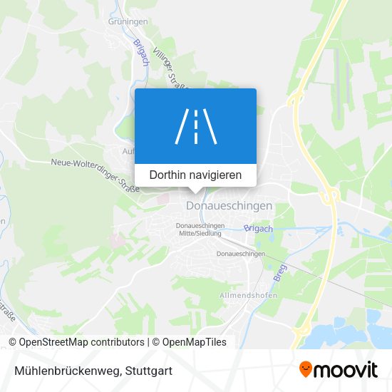 Mühlenbrückenweg Karte