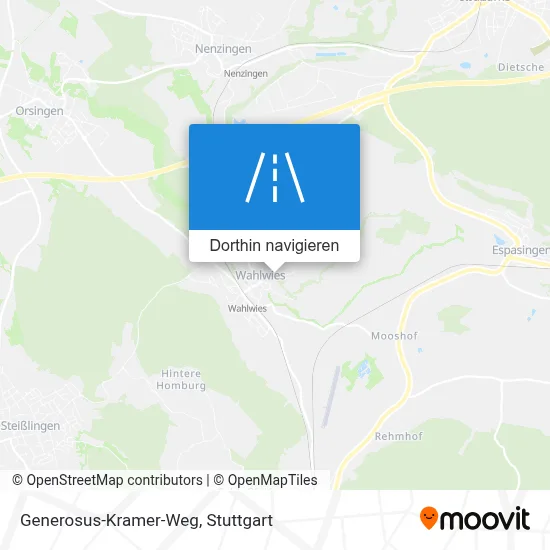 Generosus-Kramer-Weg Karte