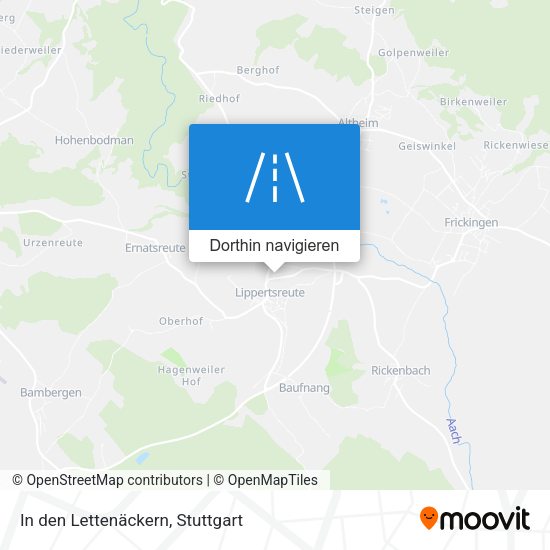 In den Lettenäckern Karte