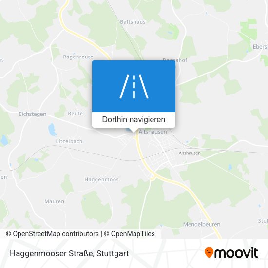 Haggenmooser Straße Karte