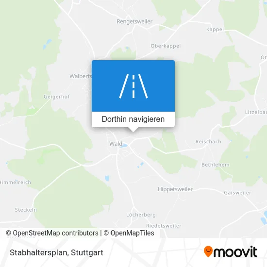 Stabhaltersplan Karte