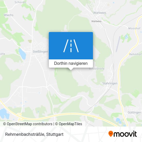 Rehmenbachsträßle Karte