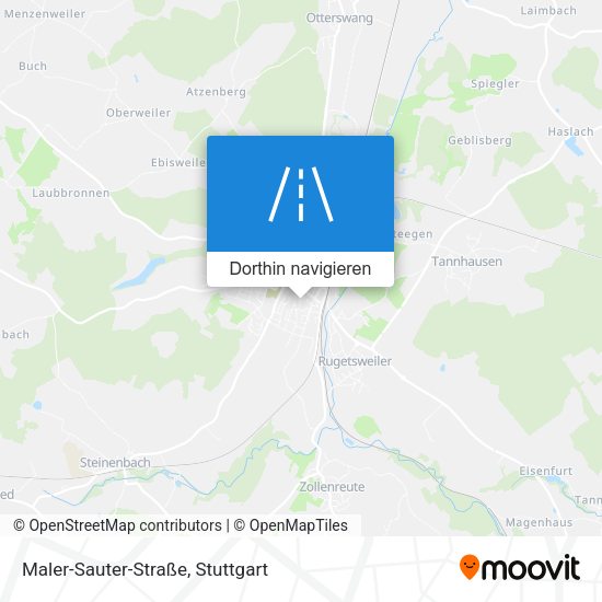 Maler-Sauter-Straße Karte