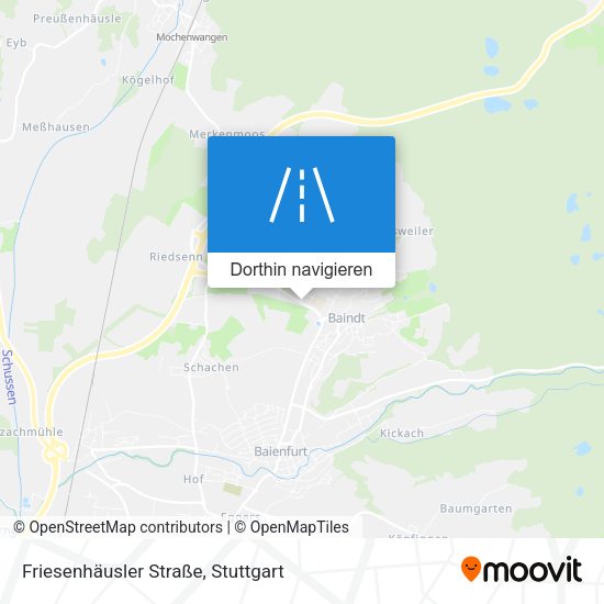Friesenhäusler Straße Karte