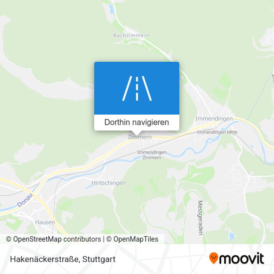 Hakenäckerstraße Karte