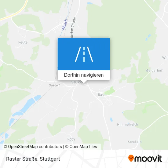 Raster Straße Karte