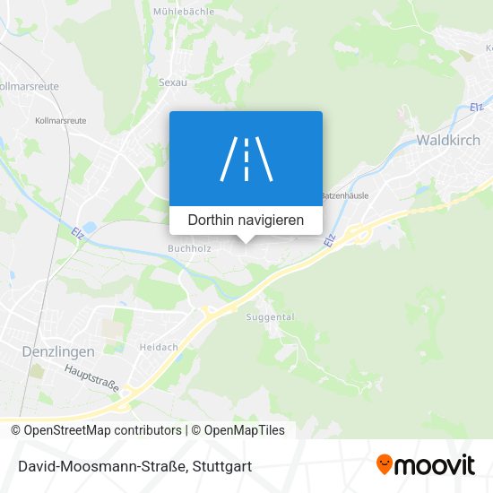 David-Moosmann-Straße Karte