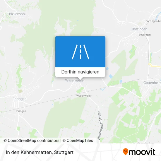 In den Kehnermatten Karte