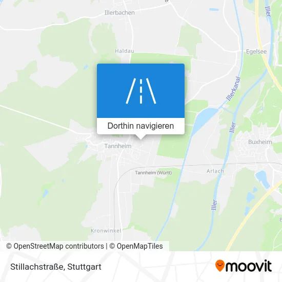 Stillachstraße Karte