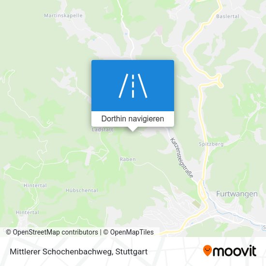 Mittlerer Schochenbachweg Karte