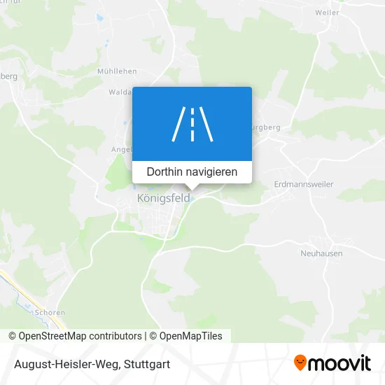 August-Heisler-Weg Karte