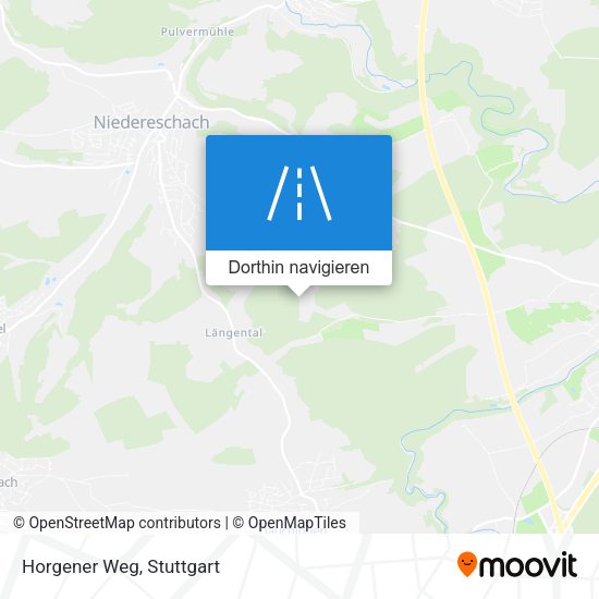 Horgener Weg Karte