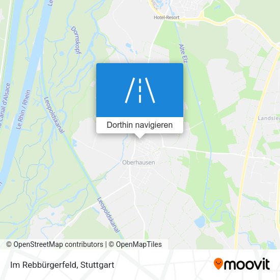 Im Rebbürgerfeld Karte