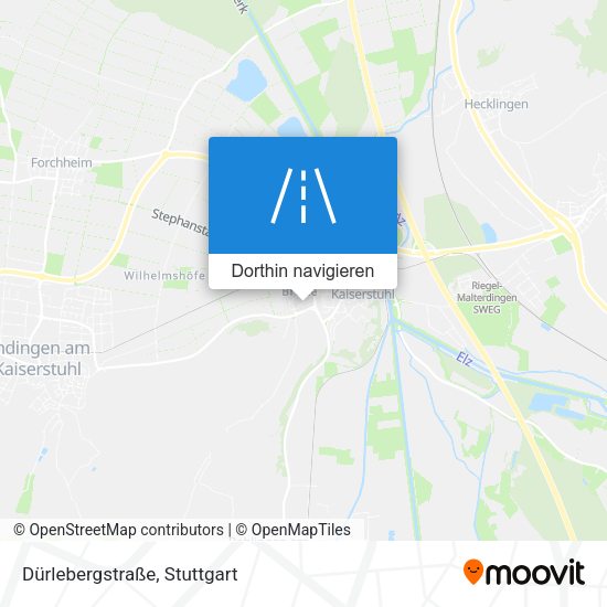 Dürlebergstraße Karte