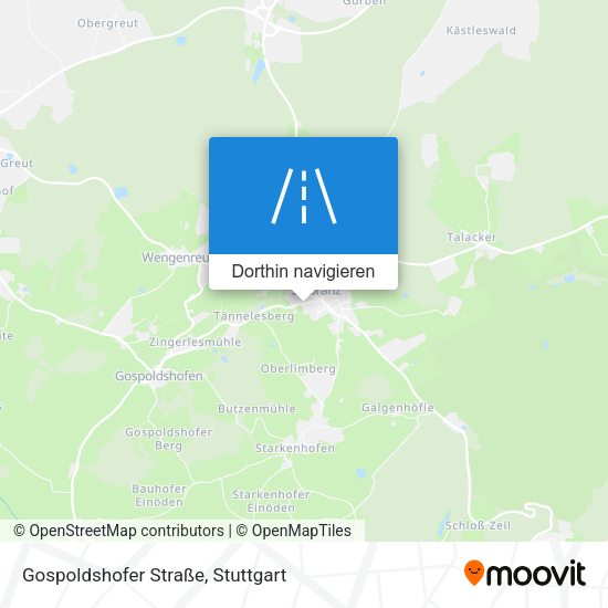 Gospoldshofer Straße Karte