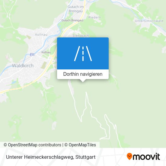 Unterer Heimeckerschlagweg Karte