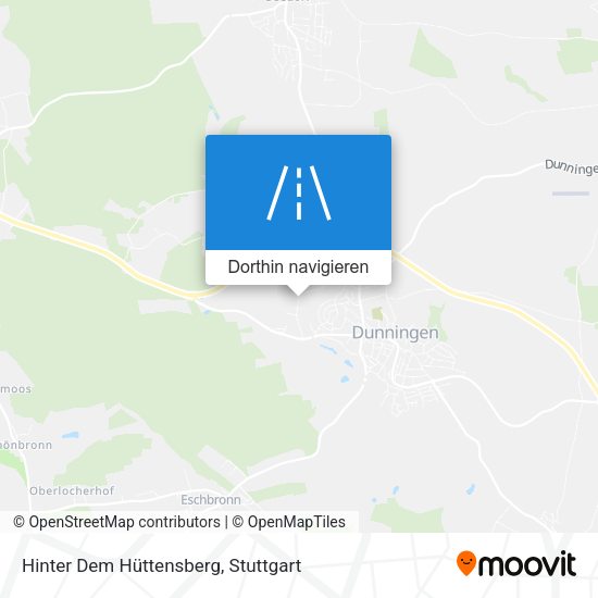 Hinter Dem Hüttensberg Karte