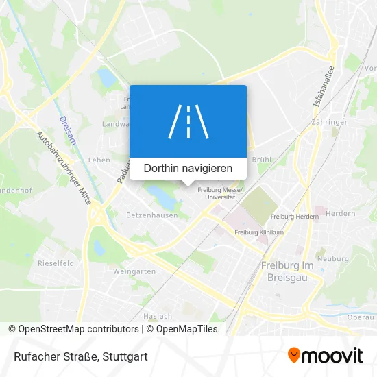 Rufacher Straße Karte