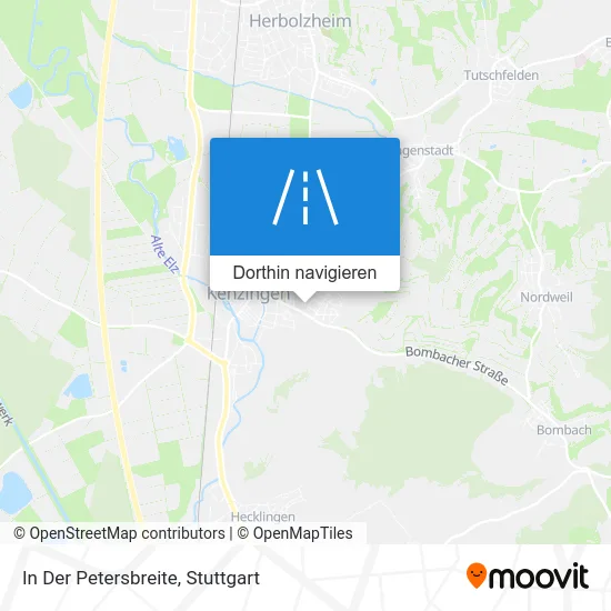 In Der Petersbreite Karte