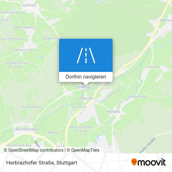 Herbrazhofer Straße Karte