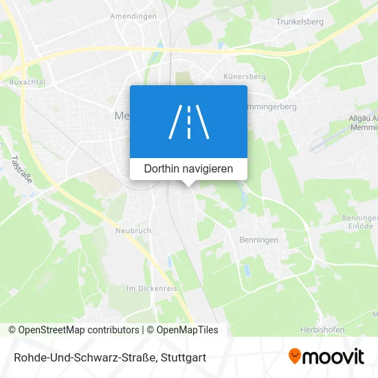 Rohde-Und-Schwarz-Straße Karte